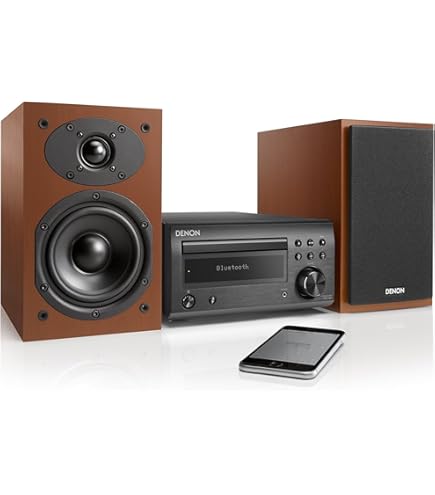 Amazon.co.jp: Denon パーソナルオーディオシステム 木目 D-MX11-M